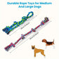 Heavy Duty Dog Rope Toy Tug of War Chew Resistant Durable
