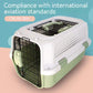 Pet Cat Travel Suitcase Air Ventilated Rolling Carrier Outdoor Bag