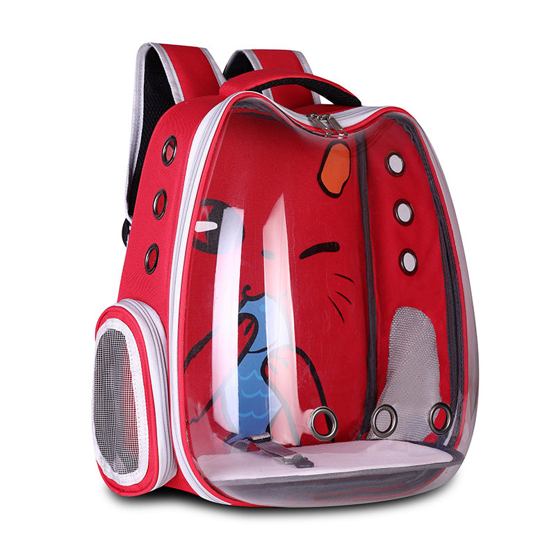 Breathable Space Pet Backpack Shoulder Carrier Cat Dog Travel Bag