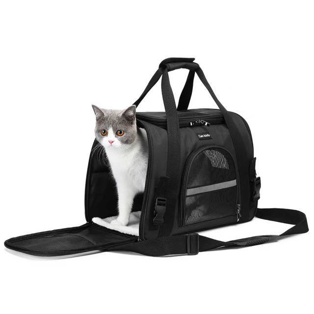 Foldable Soft Pet Carrier Bag Portable Cat Dog Travel Tote