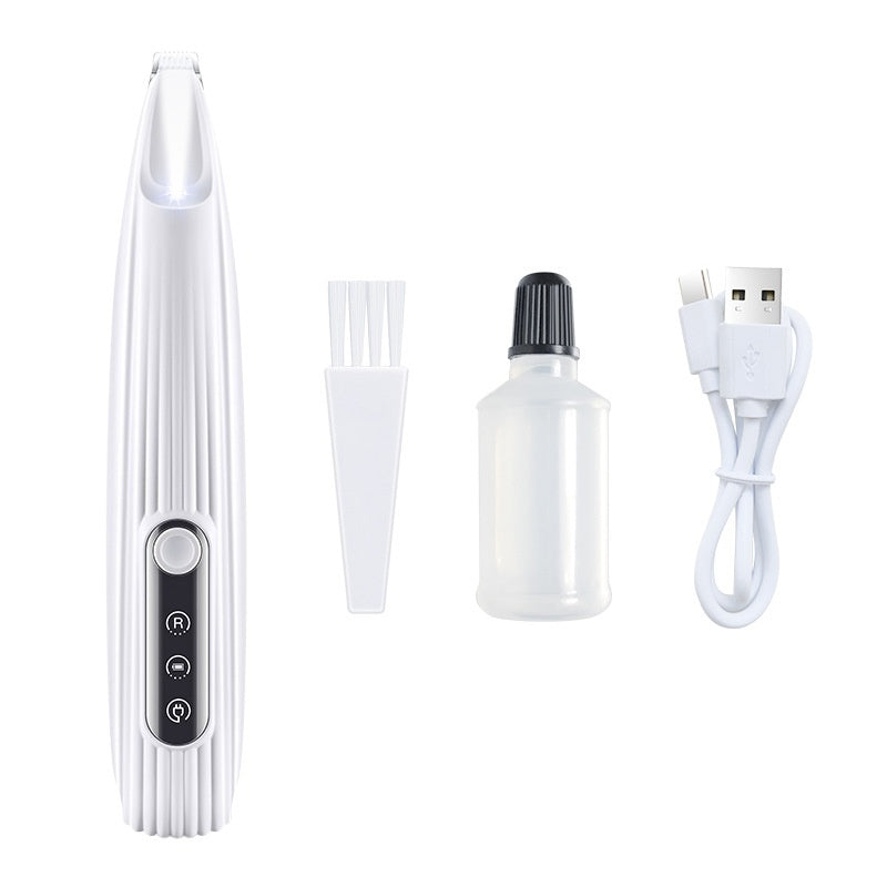 Cordless LED Pet Hair Trimmer Precision Dog Grooming Clipper Tool
