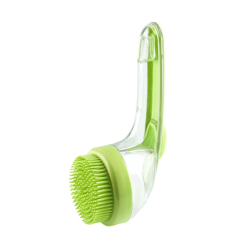 Long Handle Pet Bath Brush Dog Cat Grooming Shower Cleaning Tool