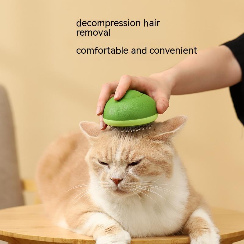Avocado Pet Hair Remover Brush Stainless Steel Cat Dog Grooming Comb