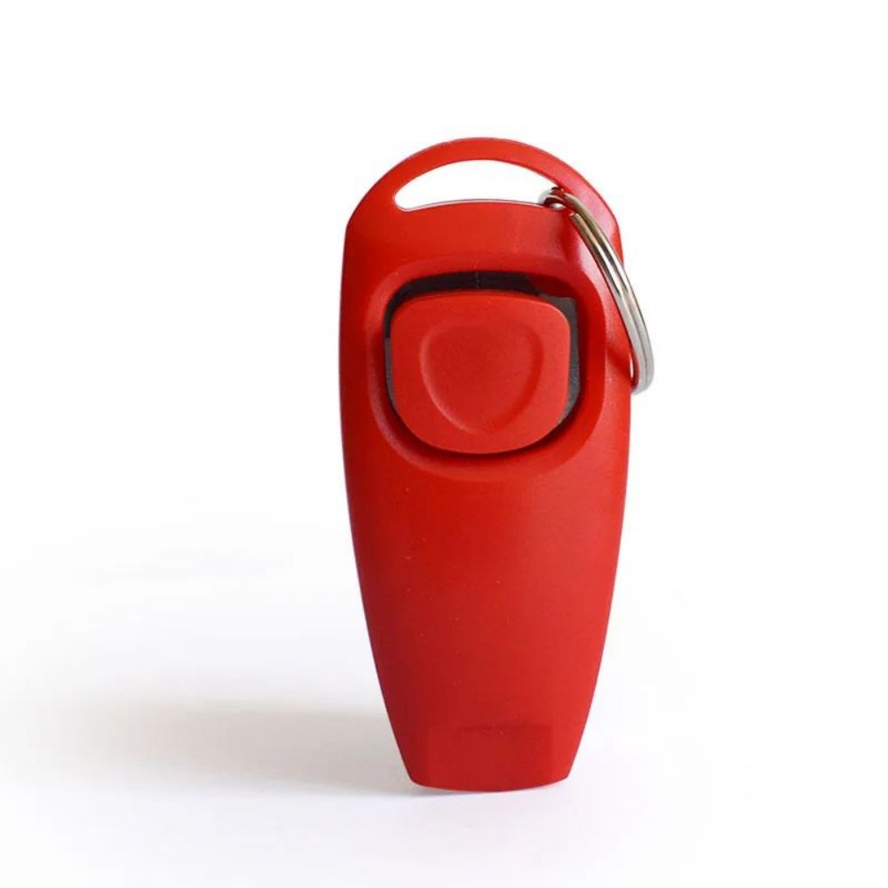 Dog Clicker Whistle Training Set Puppy Behavior Tool with Keyring