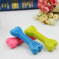 Dog Chew Toy Bone Dental Cleaning Soft Rubber Pet Toy