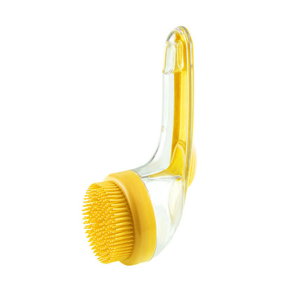 Long Handle Pet Bath Brush Dog Cat Grooming Shower Cleaning Tool