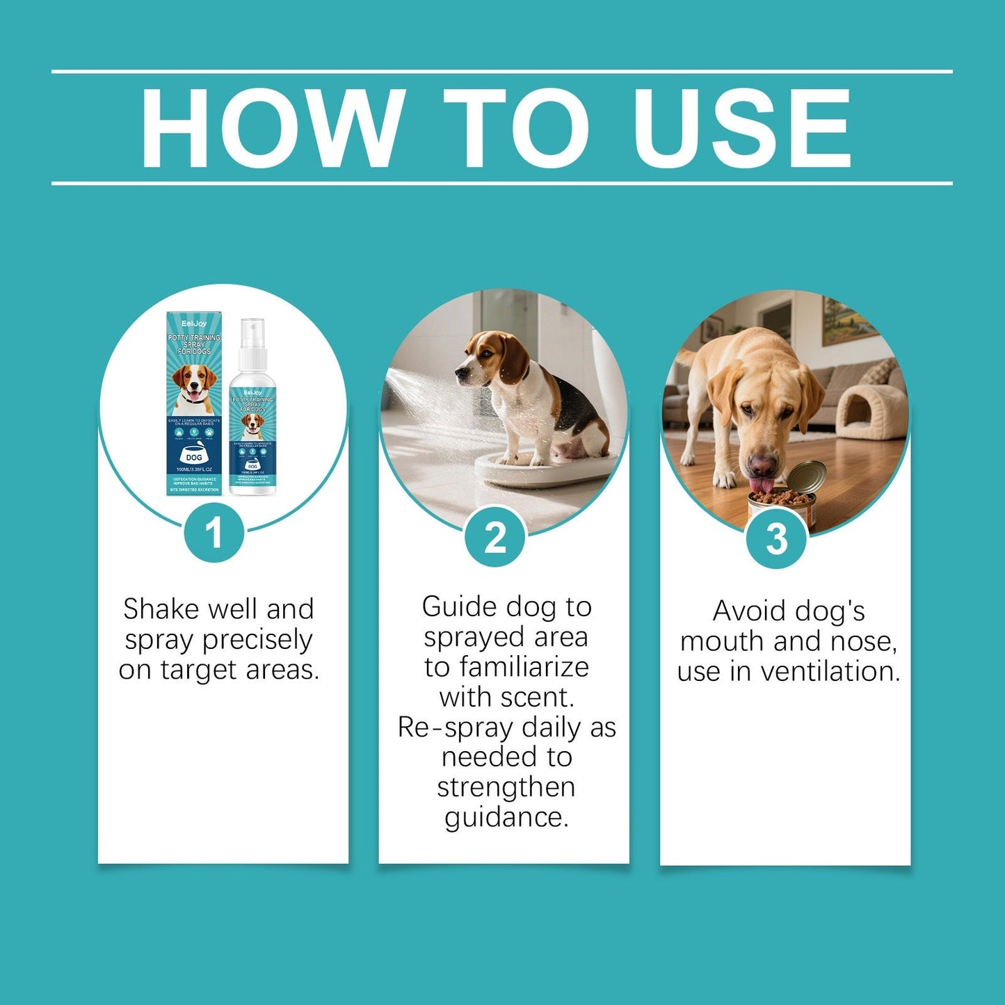 Dog Potty Training Spray Indoor Outdoor Puppy Toilet Training Aid