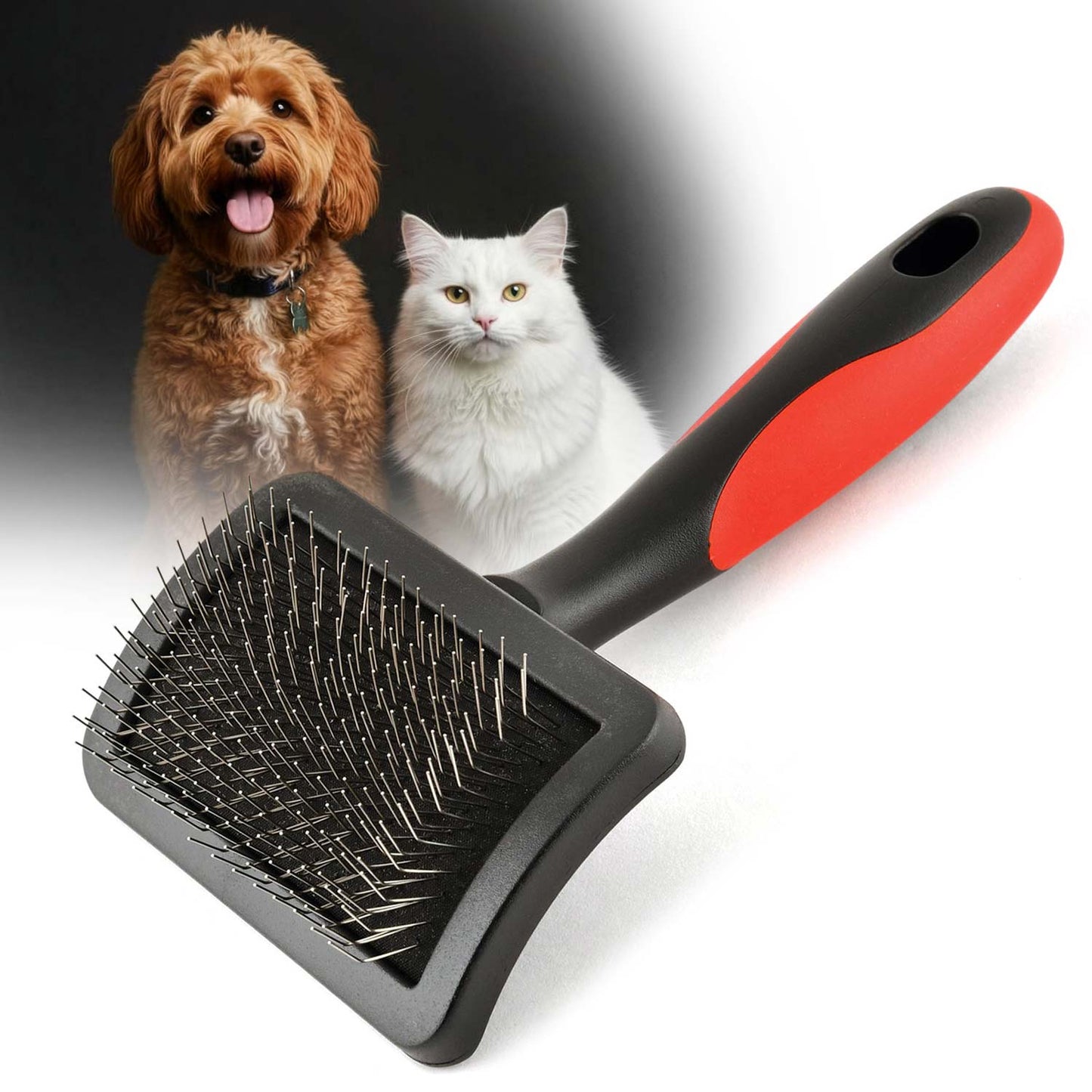 Firm Pin Slicker Brush Universal Pet Grooming Hair Remover Tool