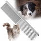 Flat Back Pet Grooming Comb Dog Cat Hair Detangling Tool