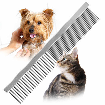 Flat Back Pet Grooming Comb Dog Cat Hair Detangling Tool
