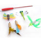 Cat Toy Set Mouse Tunnel Feather Interactive Play Pet Bundle