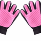 Silicone Pet Grooming Gloves Deshedding Massage Brush for Dogs Cats