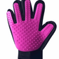 Silicone Pet Grooming Gloves Deshedding Massage Brush for Dogs Cats