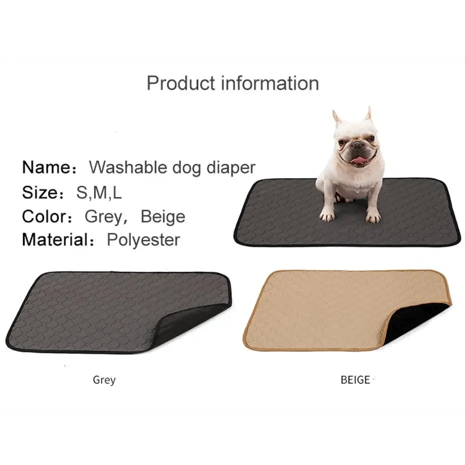 Reusable Waterproof Dog Pee Pad Washable Pet Training Mat Diaper