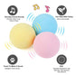 Interactive Cat Toy Ball with Catnip Squeaky Plush Training Toy