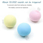 Interactive Cat Toy Ball with Catnip Squeaky Plush Training Toy