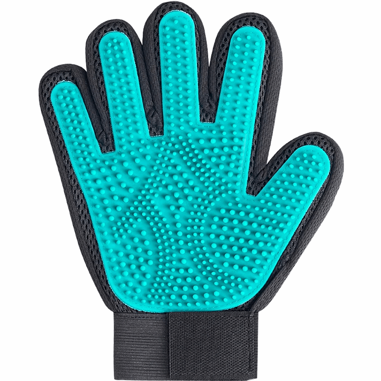Silicone Pet Grooming Gloves Deshedding Massage Brush for Dogs Cats