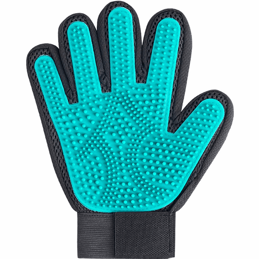Silicone Pet Grooming Gloves Deshedding Massage Brush for Dogs Cats